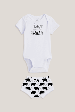 Conjunto de Body para Bebê - Curto Masculino - Baby Bear
