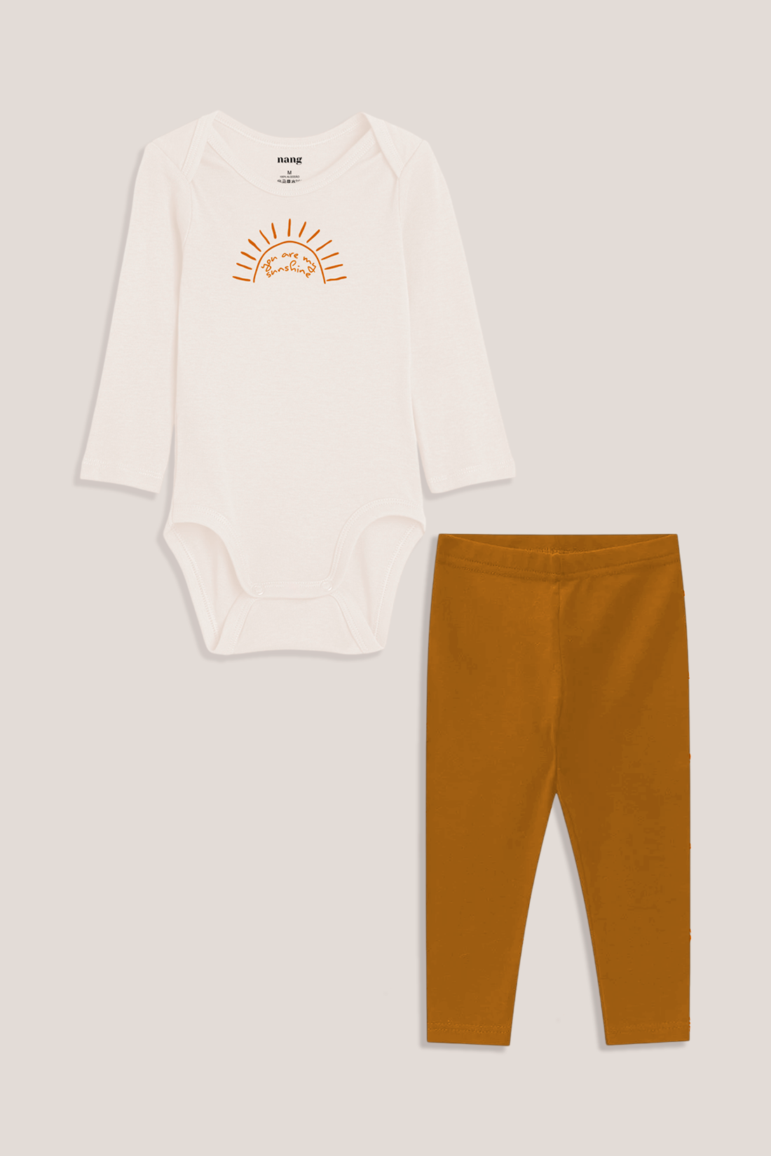 Conjunto de Body para Bebê - Longo Unissex - Sunshine